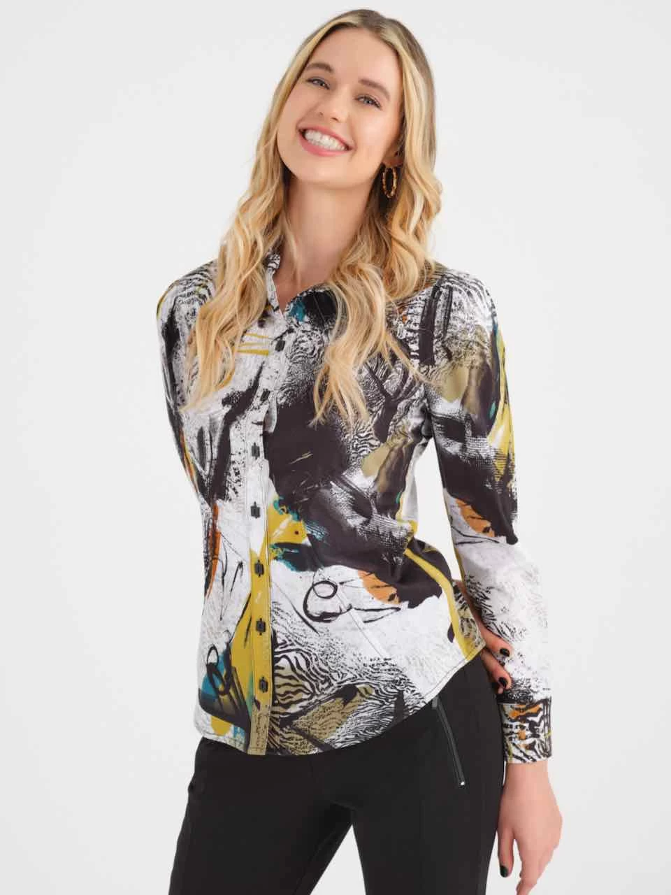 Dolcezza Blouse "Safari Escape" (72685) 3 Dolcezza Blouse "Safari Escape" (72685)