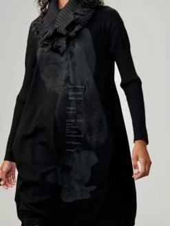 Banana Blue "BB Tunic Dress" (200302PVP2) 7 Banana Blue "BB Tunic Dress" (200302PVP2) -Fashion Clothing Line Store Banana Blue 200302PVP2 BB Tunic Dress Black with Print