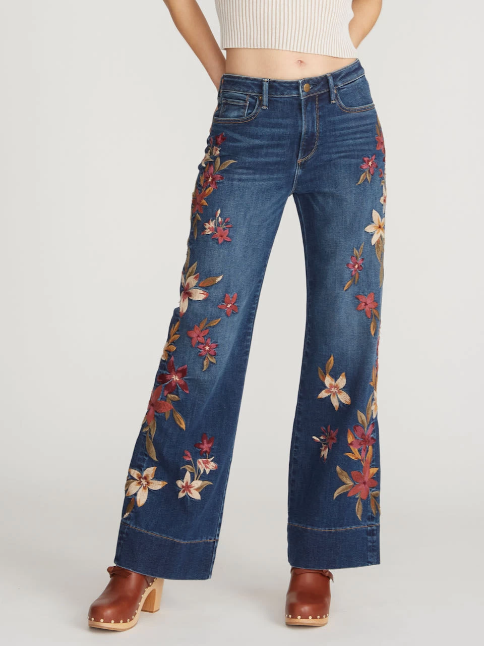 Driftwood Wide Leg Crop Jeans "Charlee" (DW-P40879A) 3 Driftwood Wide Leg Crop Jeans "Charlee" (DW-P40879A)