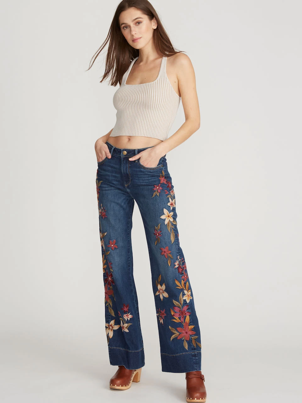 Driftwood Wide Leg Crop Jeans "Charlee" (DW-P40879A) 8 Driftwood Wide Leg Crop Jeans "Charlee" (DW-P40879A) - Image 6