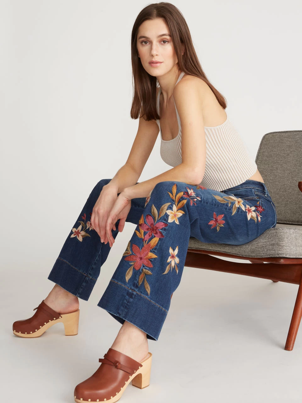 Driftwood Wide Leg Crop Jeans "Charlee" (DW-P40879A) 4 Driftwood Wide Leg Crop Jeans "Charlee" (DW-P40879A) - Image 2