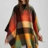 Desigual Tartan Poncho "Cuadros" 2 Desigual Tartan Poncho "Cuadros" -Fashion Clothing Line Store Desigual Tartan Poncho with Hood