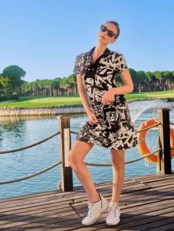 Dolcezza Skort "Matiere Urbaine" (447) 15 Dolcezza Skort "Matiere Urbaine" (447) -Fashion Clothing Line Store Dolcezza Golf SP23 23443 23447 2