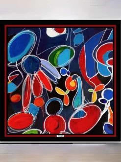 Dolcezza Silk Scarf "Provencal Market" (73920)