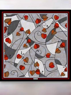 Dolcezza Silk Scarf "Albero Della Vita" (73921)