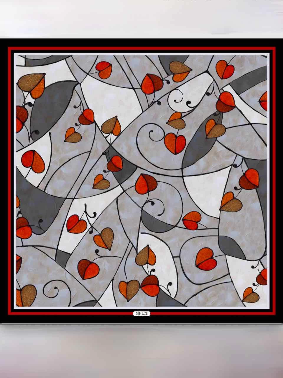 Dolcezza Silk Scarf "Albero Della Vita" (73921) 3 Dolcezza Silk Scarf "Albero Della Vita" (73921)