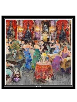 Dolcezza Silk Scarf "Dance Party" (73922)