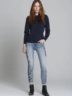Driftwood Skinny Jeans "Jackie" (DW-40182A) 9 Driftwood Skinny Jeans "Jackie" (DW-40182A) -Fashion Clothing Line Store Driftwood Denim Jackie Skinny Blue Bell 2