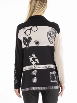 Elisa Cavaletti Pullover (EJW215562204) 11 Elisa Cavaletti Pullover (EJW215562204) -Fashion Clothing Line Store EJW215562204 COL. 02001 NERO 3