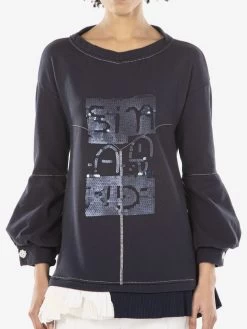 Elisa Cavaletti Sweatshirt With Sequins (EJW225519900) 9 Elisa Cavaletti Sweatshirt With Sequins (EJW225519900) -Fashion Clothing Line Store EJW225519900 2