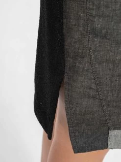 Elisa Cavaletti Linen Dress (ELP222040602) 13 Elisa Cavaletti Linen Dress (ELP222040602) -Fashion Clothing Line Store ELP222040602 COL. 02001 NERO 7