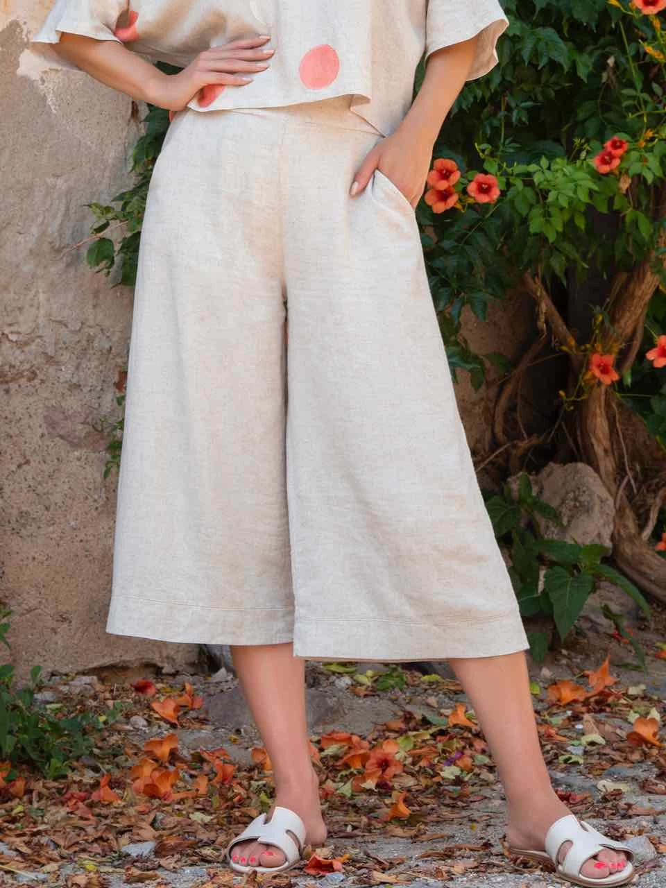 EverSassy By Dolcezza Linen Pants “Natural Life” (62203) 3 EverSassy By Dolcezza Linen Pants “Natural Life” (62203)
