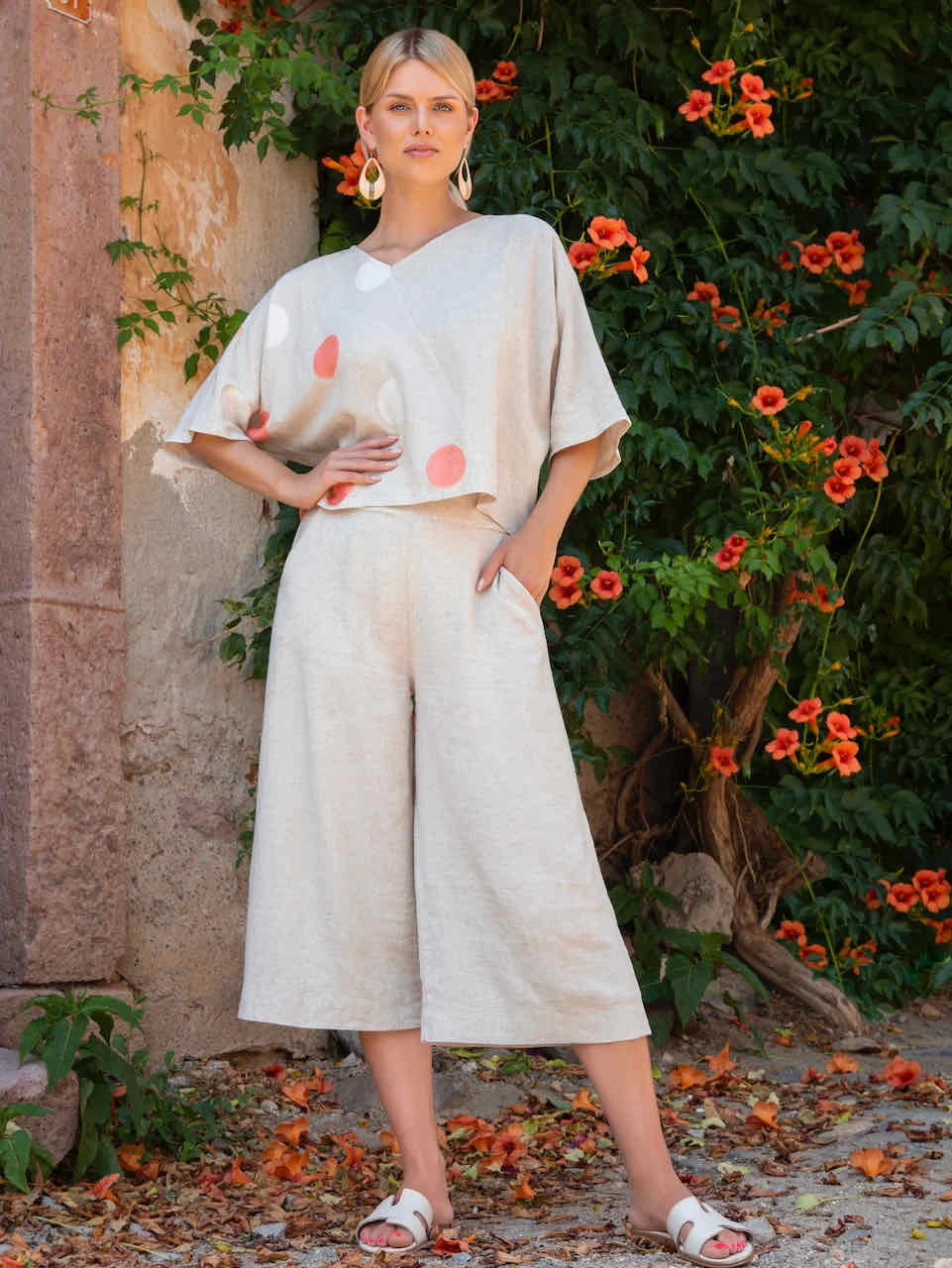 EverSassy By Dolcezza Linen Top "Natural Life" (62206) 7 EverSassy By Dolcezza Linen Top "Natural Life" (62206) - Image 5