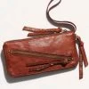 Free People "Distressed Leather Wallet" (3 Colours) -Fashion Clothing Line Store Free People Distressed Leather Wallet Cognac Brown