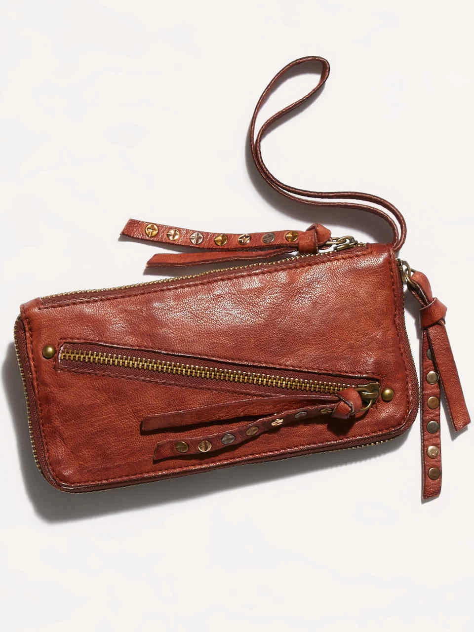 Free People "Distressed Leather Wallet" (3 Colours)