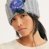 Free People "Everything Rosy Beanie" (2 Colours) -Fashion Clothing Line Store Free People Hat Everything Rosy Beanie Grey