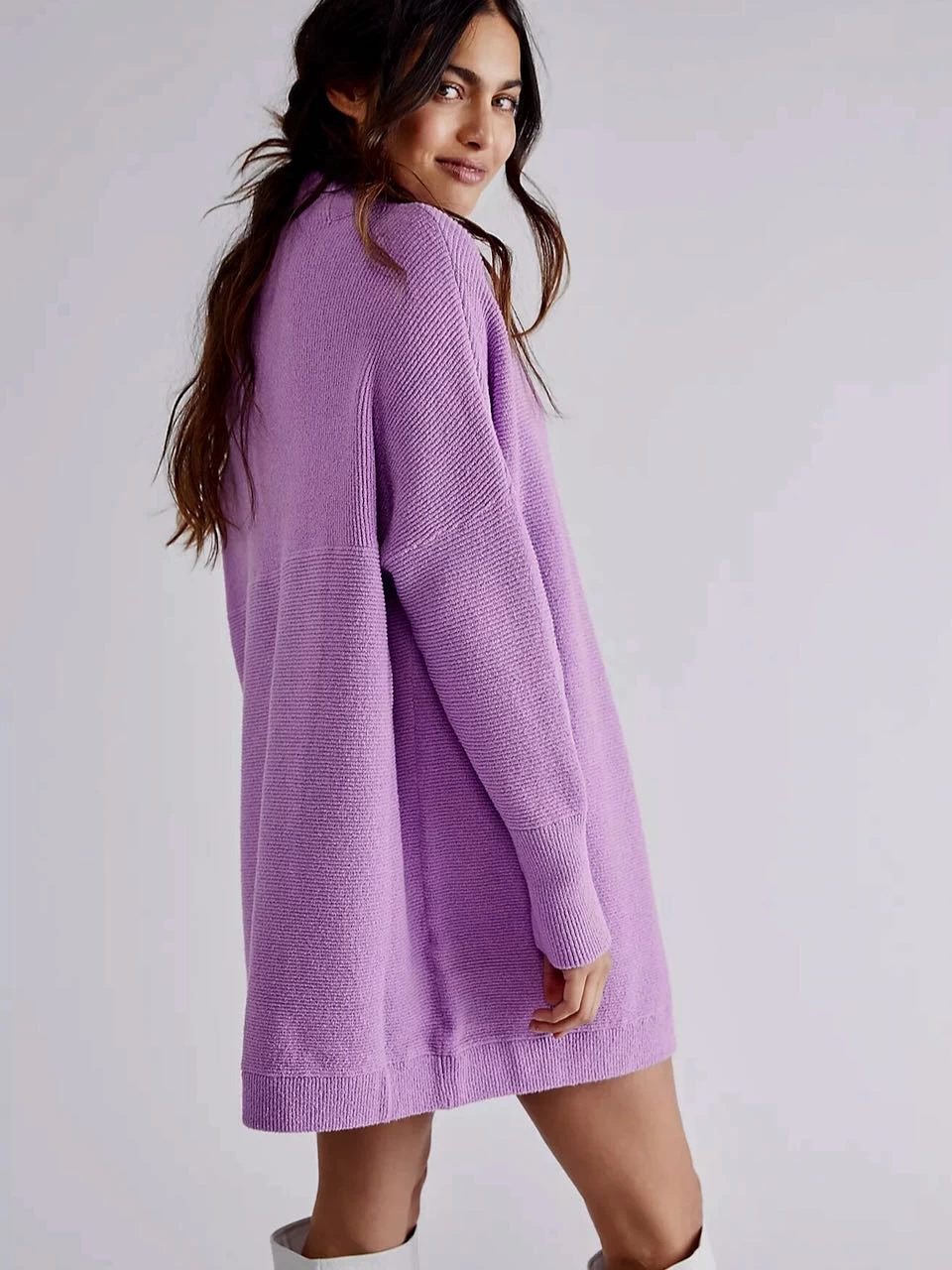 Free People "Ottoman Slouchy Tunic" (Glowing Grape) 4 Free People "Ottoman Slouchy Tunic" (Glowing Grape) - Image 2