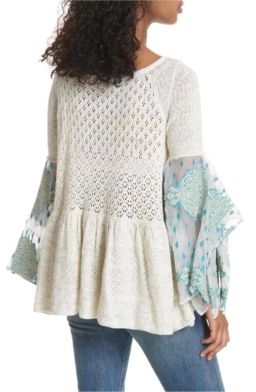 Free People "Pointelle Breeze Top" 6 Free People "Pointelle Breeze Top" - Image 4