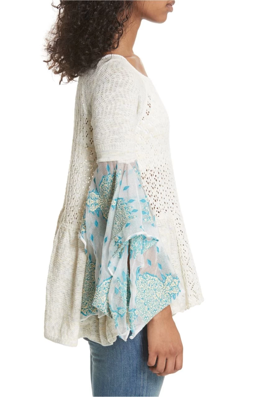 Free People "Pointelle Breeze Top" 5 Free People "Pointelle Breeze Top" - Image 3