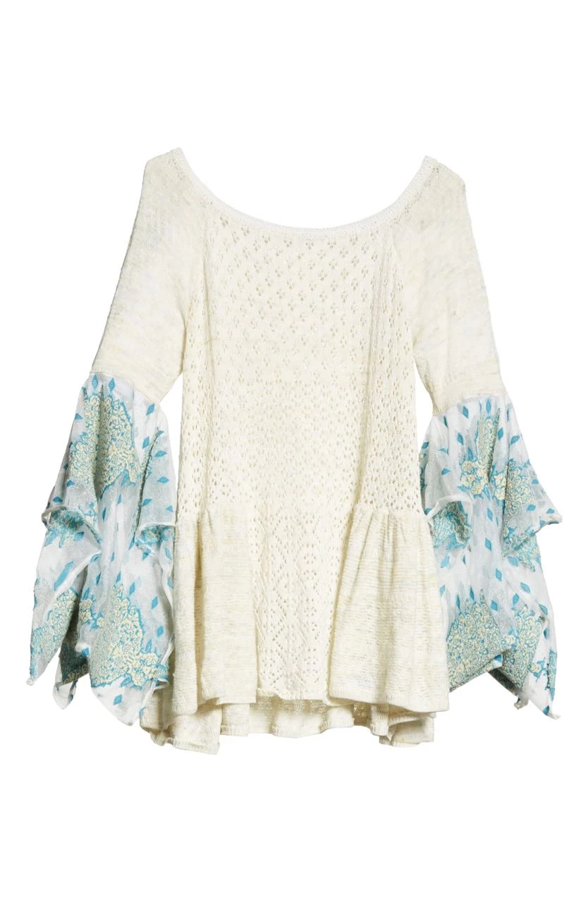 Free People "Pointelle Breeze Top" 4 Free People "Pointelle Breeze Top" - Image 2