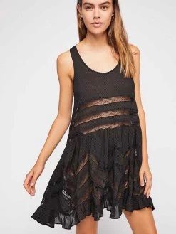 Free People "Voile And Lace Trapeze Slip" (2 Colours)