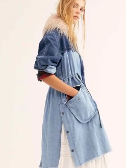 Free People "Days To Come Denim Parka"