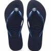 Havaianas Flip Flops "Slim Crystal Poem" (2 Colours) 1 Havaianas Flip Flops "Slim Crystal Poem" (2 Colours) -Fashion Clothing Line Store Havaianas Flip Flop Sandals Slim Crystal Poem Navy