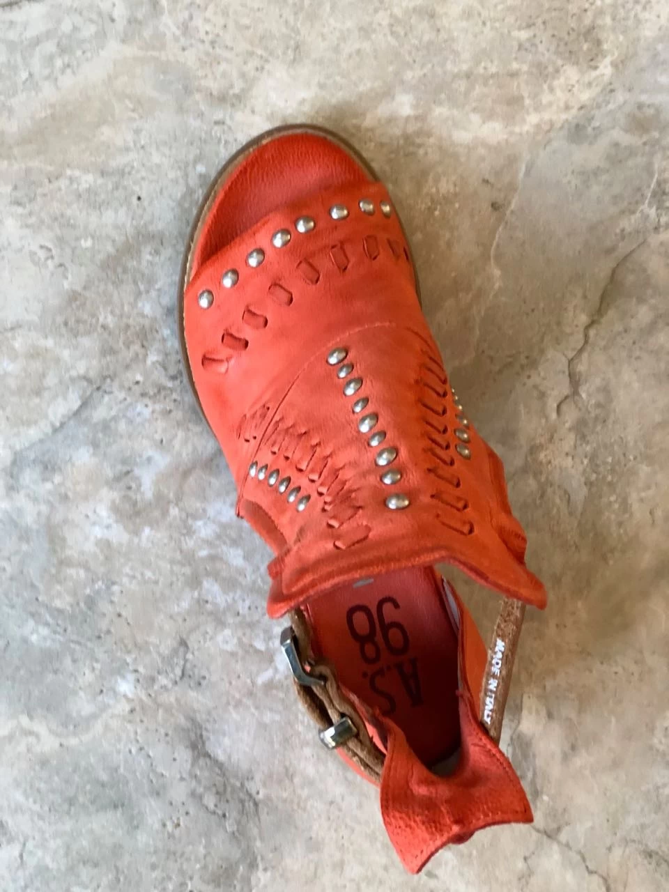 A.S.98 Sandals Moraine 672013 (coral Red) 6 A.S.98 Sandals Moraine 672013 (coral Red) - Image 4