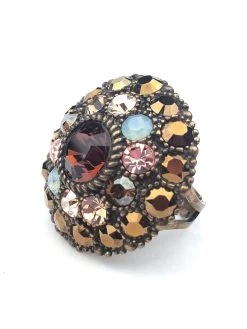 Michal Negrin Round Crystals Ring 15967 (3 Colours) 8 Michal Negrin Round Crystals Ring 15967 (3 Colours) -Fashion Clothing Line Store IMG 2841