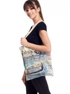 IPNG Blue Tote Bag AB-004 -Fashion Clothing Line Store IPNG SPRING SUMMER4259