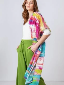 IVKO Shawl Scarf "Stripe Pattern 221587" 10 IVKO Shawl Scarf "Stripe Pattern 221587" -Fashion Clothing Line Store IVKO Scarf Shawl 221587 011 Stripe Pattern