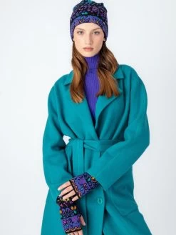 IVKO Wrist Warmers Floral Pattern 232582 -Fashion Clothing Line Store IVKO Woman AutumnWinter 2023 019 232582.019 2