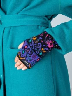 IVKO Wrist Warmers Floral Pattern 232582 -Fashion Clothing Line Store IVKO Woman AutumnWinter 2023 019 232582.019 4