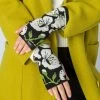 IVKO Wrist Warmers Orchid Motive 232589 (2 Colours) -Fashion Clothing Line Store IVKO Woman AutumnWinter 2023 019 232589.019 2