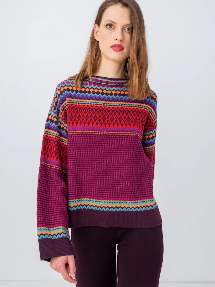 IVKO Jacquard Pullover Structure Pattern 232730 3 IVKO Jacquard Pullover Structure Pattern 232730