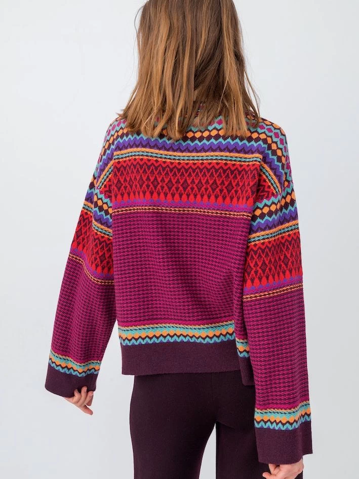 IVKO Jacquard Pullover Structure Pattern 232730 4 IVKO Jacquard Pullover Structure Pattern 232730 - Image 2