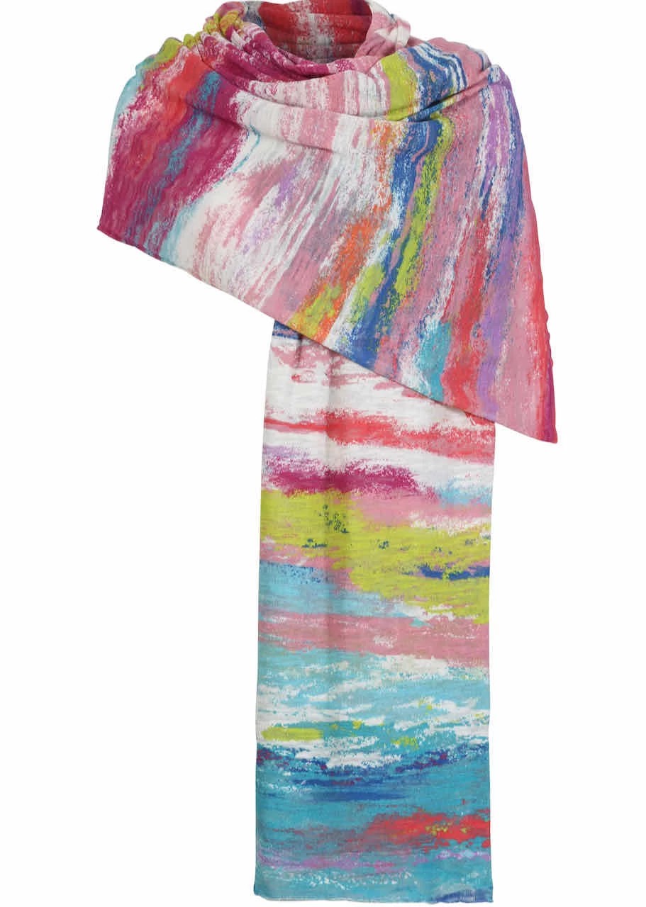 IVKO Shawl Scarf "Stripe Pattern 221587" 5 IVKO Shawl Scarf "Stripe Pattern 221587" - Image 3
