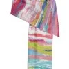 IVKO Shawl Scarf "Stripe Pattern 221587" 2 IVKO Shawl Scarf "Stripe Pattern 221587" -Fashion Clothing Line Store IVKO Woman SpringSummer 2022 011 221587.011