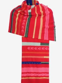 IVKO Wool Shawl Scarf "Stripe Pattern" (222785)