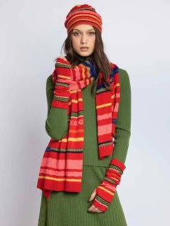 IVKO Wrist Warmers "Stripe Pattern" (222787) -Fashion Clothing Line Store IVKO Woman SpringSummer 2022 045 222787.045 3