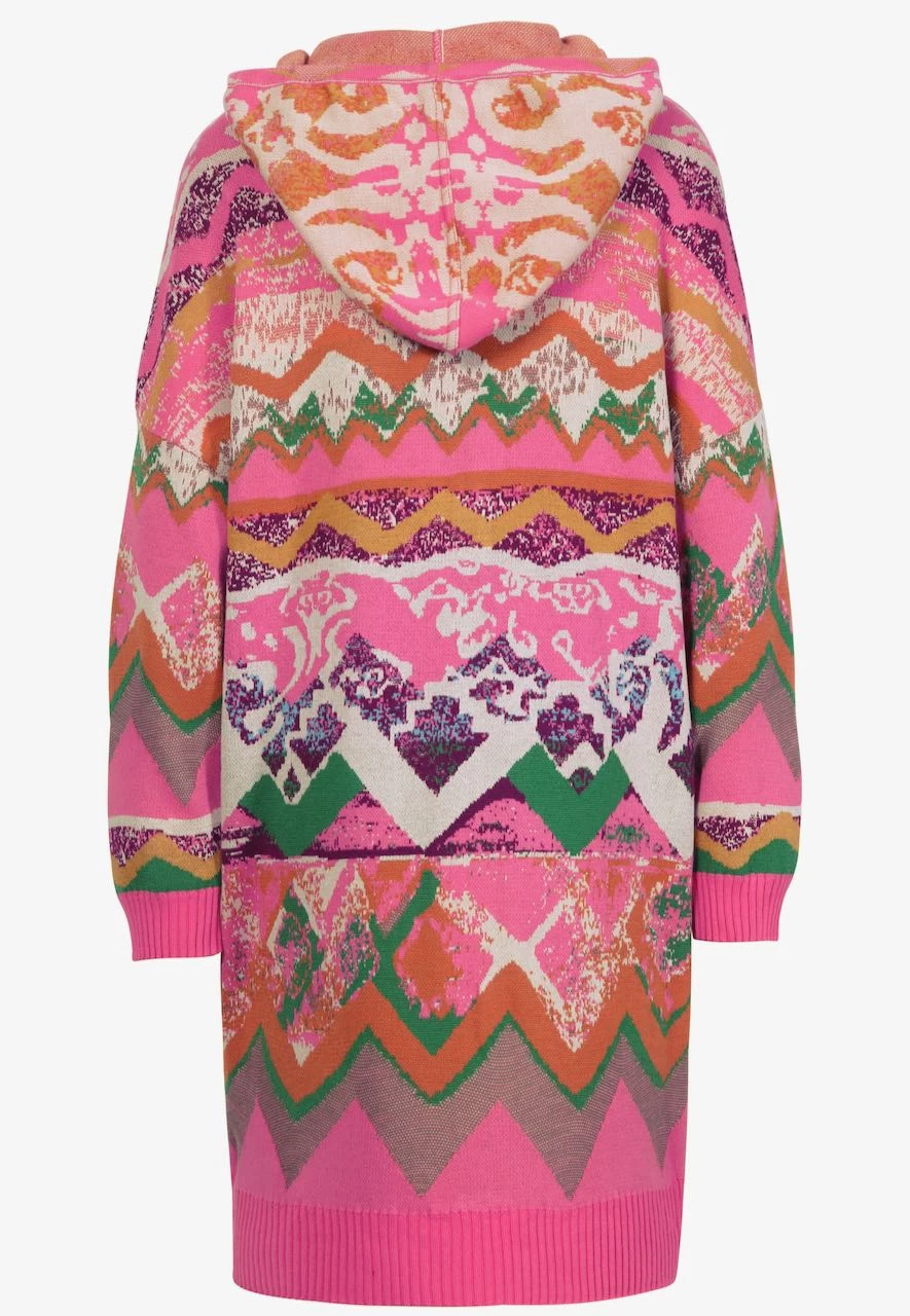 IVKO Jacquard Coatigan With Hoodie 222604 4 IVKO Jacquard Coatigan With Hoodie 222604 - Image 2