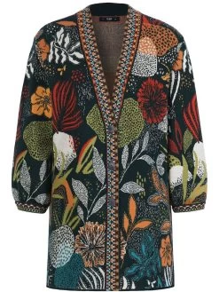 IVKO Jacquard Long Cardigan 231720 (2 Colours) 15 IVKO Jacquard Long Cardigan 231720 (2 Colours) -Fashion Clothing Line Store IVKO Woman SpringSummer 2023 066 231720.066