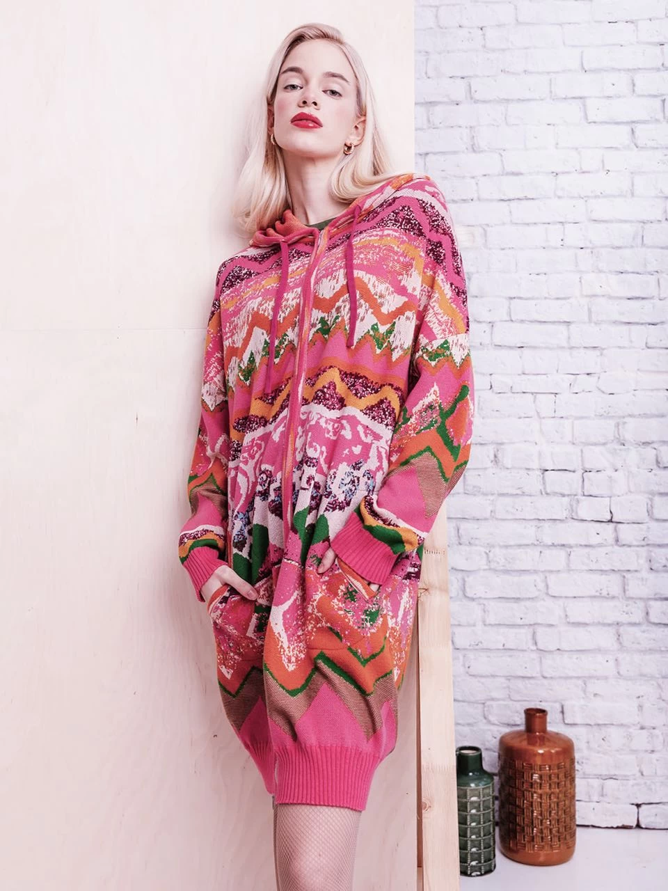 IVKO Jacquard Coatigan With Hoodie 222604 5 IVKO Jacquard Coatigan With Hoodie 222604 - Image 3