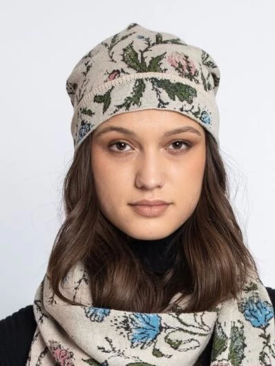 IVKO Winter Cap Floral Pattern 222583 (2 Colours) 6 IVKO Winter Cap Floral Pattern 222583 (2 Colours) - Image 4