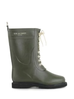 Ilse Jacobsen 3/4 RUBBER BOOTS RUB15 (Many Colours) 25 Ilse Jacobsen 3/4 RUBBER BOOTS RUB15 (Many Colours) -Fashion Clothing Line Store Ilse Jacobsen 34 mid height boots Army Green 3