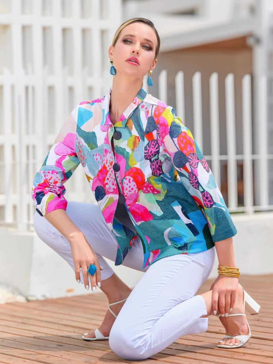 Dolcezza Blazer Jacket "Rumba" (24678) 3 Dolcezza Blazer Jacket "Rumba" (24678)