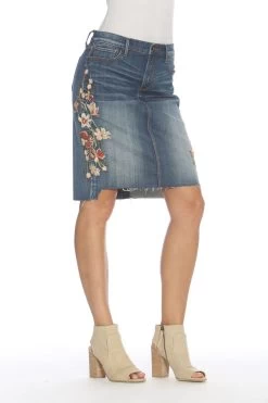 Driftwood Denim Skirt "Skylar"