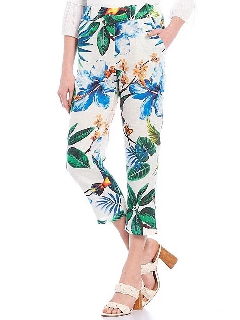 M Made In Italy Linen Pants 13/9450M 3 M Made In Italy Linen Pants 13/9450M