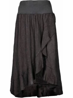 M Made In Italy Linen Skirt 18/80123Q (3 Colours)