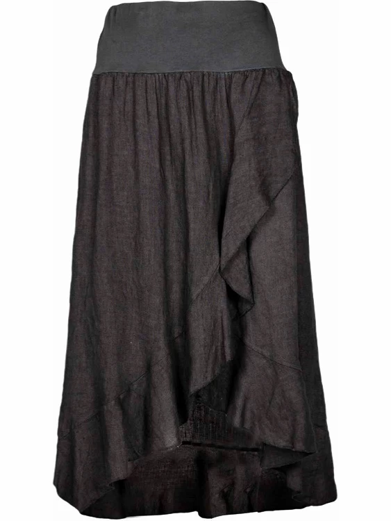 M Made In Italy Linen Skirt 18/80123Q (3 Colours) 3 M Made In Italy Linen Skirt 18/80123Q (3 Colours)